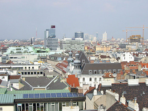 Blick auf Wien aus dem Stephansdom Foto 