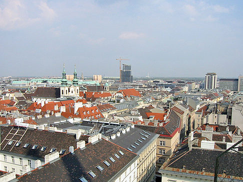 Blick auf Wien aus dem Stephansdom - Wien (Wien)