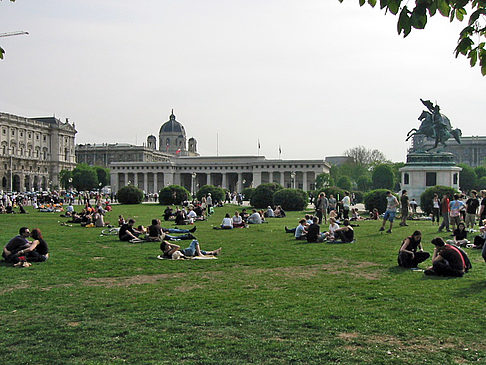 Foto Heldenplatz vor der Hofburg