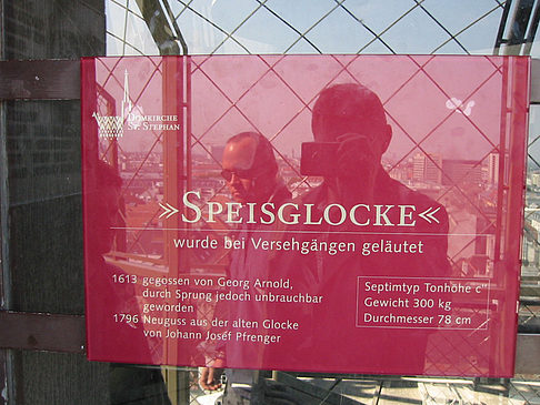 Fotos Schild am Stephansdom